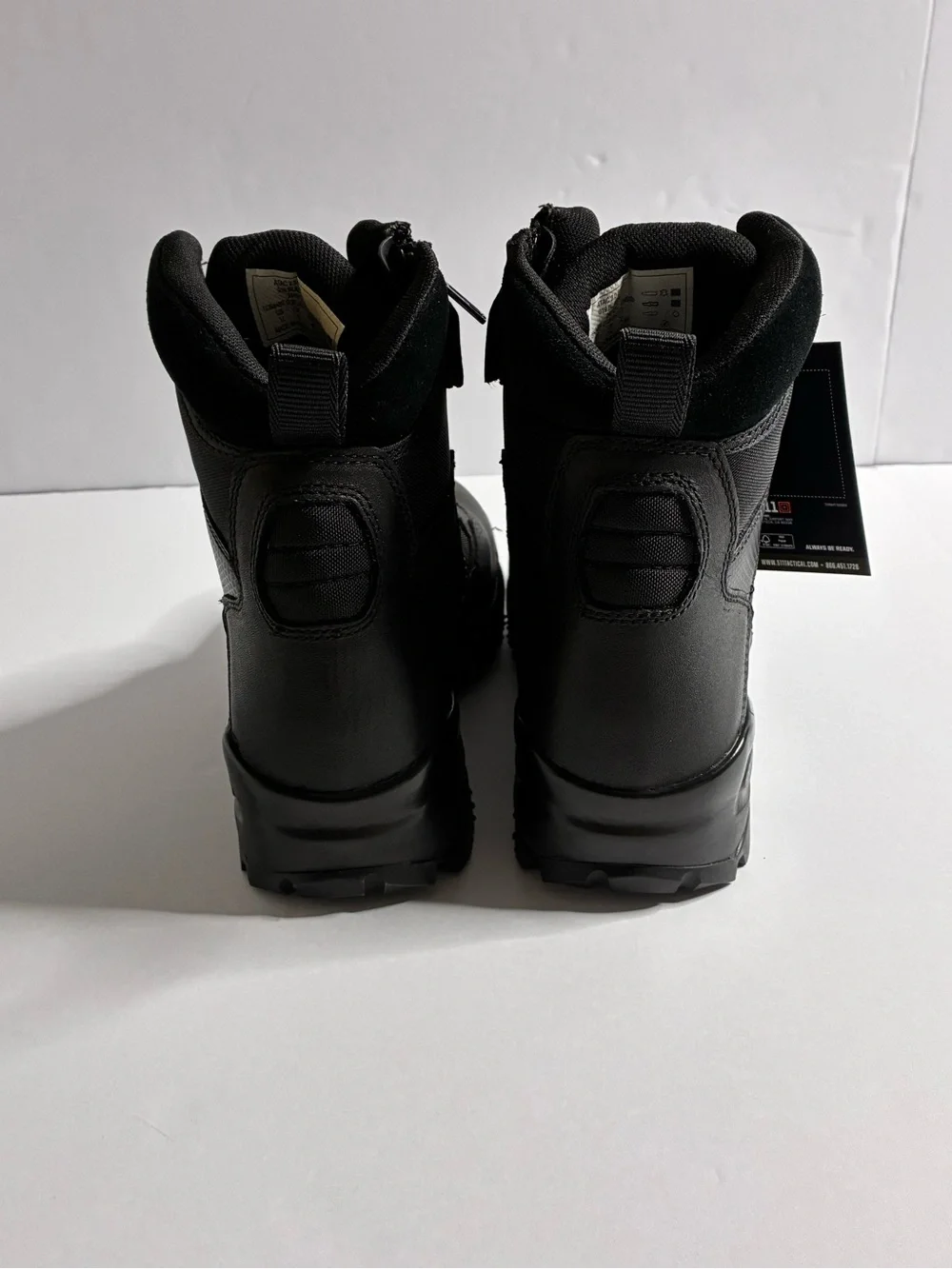 5.11 TACTICAL Atac 2.0 8 Inch Side Zip Boots Men's Size US 11 Black
